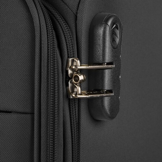 Stratic taska 4 roues Valise cabine S 55 cm avec soufflet d'extension