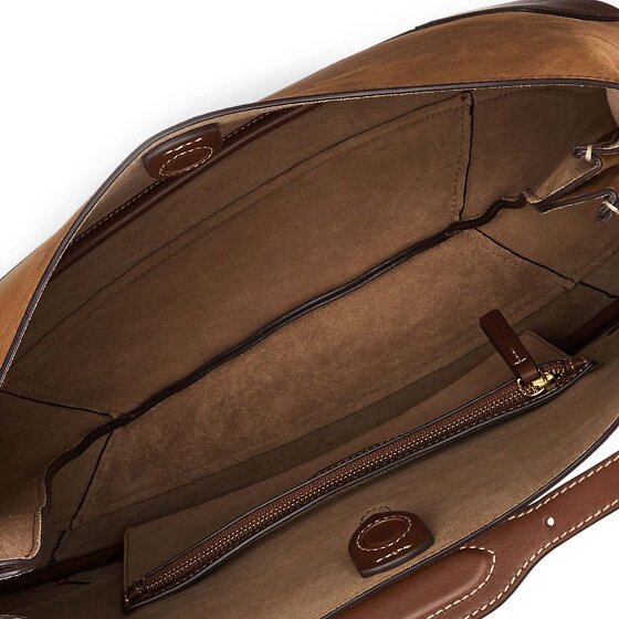 POLO RALPH LAUREN Polo ID Sac à main Cuir véritable 42.5 cm