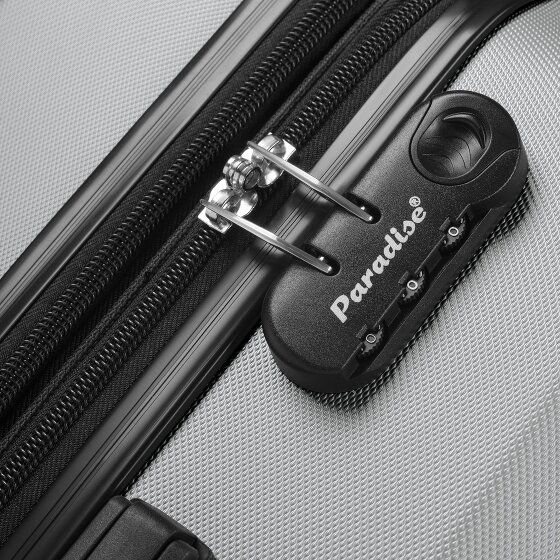 Check.In Paradise 2.0 4 roulettes Trolley de cabine S 55 cm avec soufflet d'extension