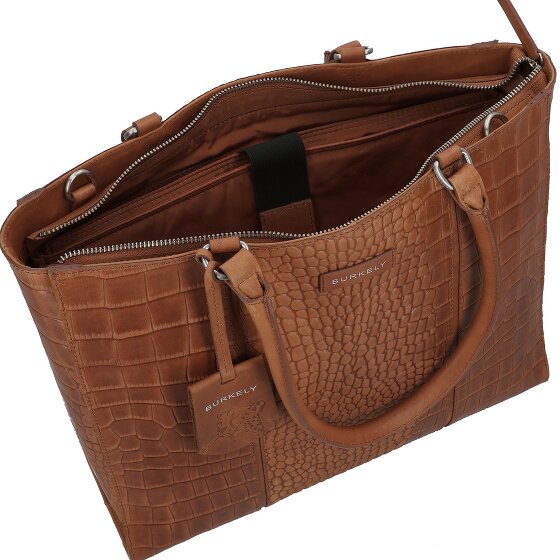 Burkely Cool Colbie Sac de shopper Cuir véritable 35 cm Compartiment ordinateur