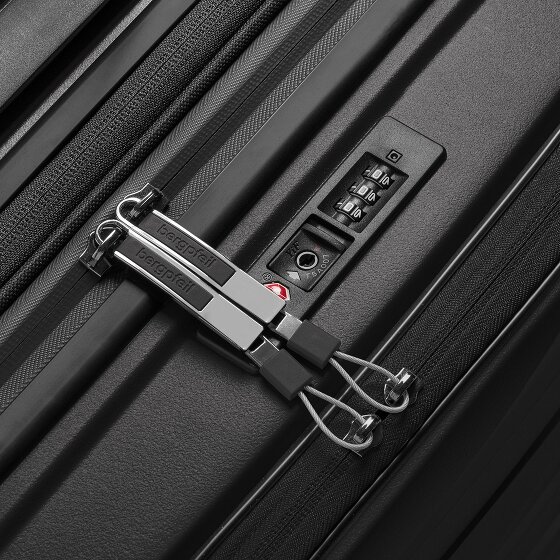 Bergpfeil Travel 4 roulettes Trolley de cabine 55 cm Compartiment pour ordinateur portable avec soufflet d'extension