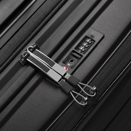 Bergpfeil Travel 4 roulettes Trolley de cabine 55 cm Compartiment pour ordinateur portable avec soufflet d'extension
