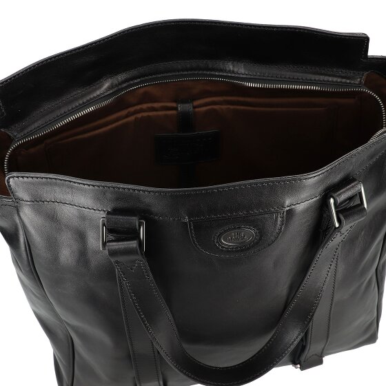 The Bridge Fabio Sac à bandoulière en cuir 36 cm Compartiment pour ordinateur portable