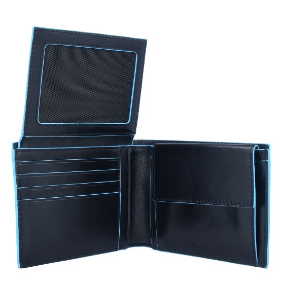 Piquadro Blue Square Porte-monnaie Cuir véritable 12.5 cm