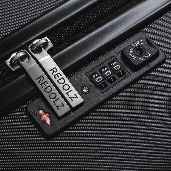 Redolz Essentials 08 3-SET 4 roulettes Set de valises 3 pièces