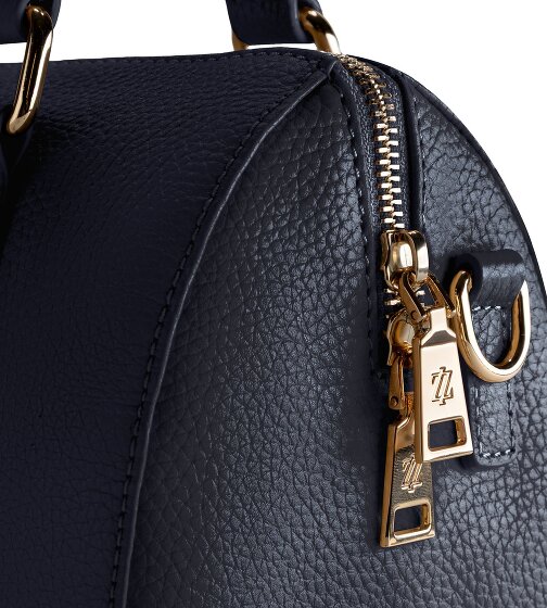 Lazarotti Sac bowling en cuir de Bologne, sac à main, sac à bandoulière, Cuir, 26 cm