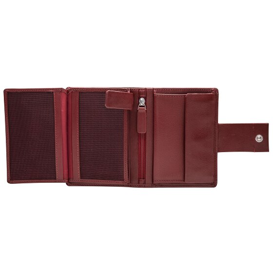 Maître Henau Dawina Porte-monnaie Protection RFID Cuir véritable 12.5 cm