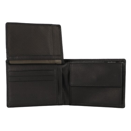 Strellson Blackwall BillFold H7 Porte-monnaie en cuir RFID 12 cm