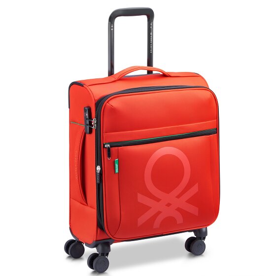 Delsey Paris x Colors Benetton Color Block 4 roues trolley cabine 55 cm avec soufflet d'extension