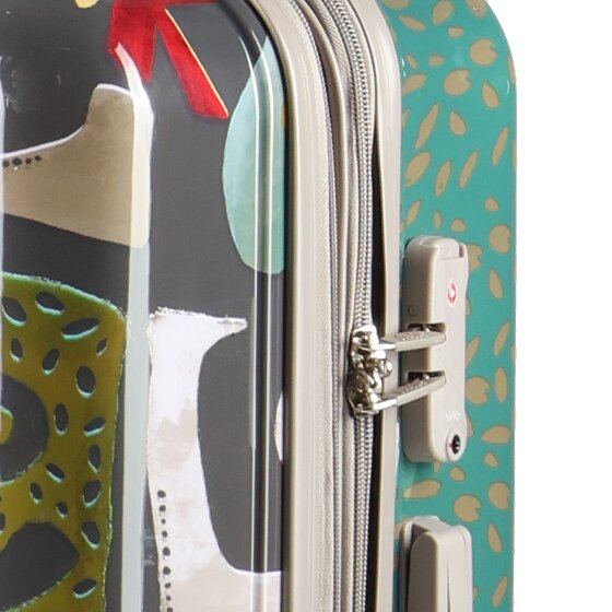 Anekke Muse 4 roulettes Set de valises 2 pièces avec soufflet d'extension