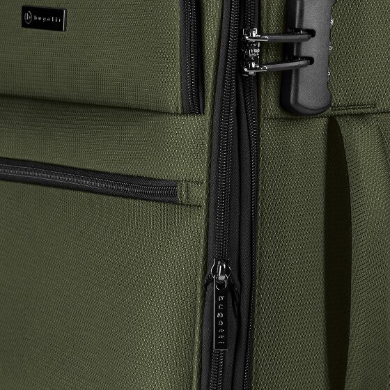 bugatti Valencia Soft 4 roulettes Trolley de cabine S 55 cm avec soufflet d'extension