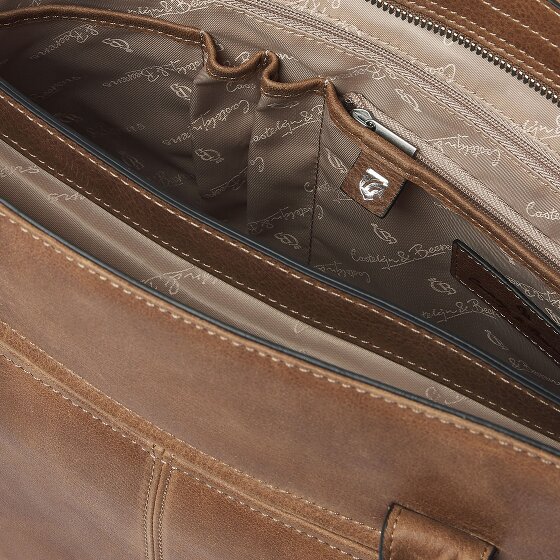 Castelijn & Beerens Carisma Sac de shopper Protection RFID Cuir véritable 41 cm Compartiment ordinateur