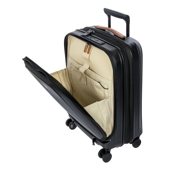Bric's Taormina 4 roulettes Trolley S 57 cm avec soufflet d'extension