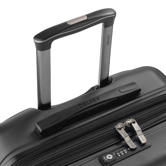 Delsey Paris Meteor 4 roulettes Trolley 68 cm avec soufflet d'extension