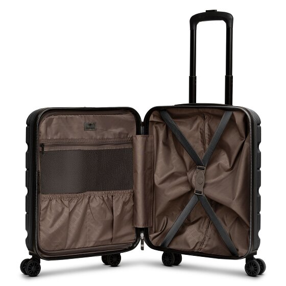 Franky Munich 4.0 4 roulettes Trolley de cabine S 53 cm avec soufflet d'extension