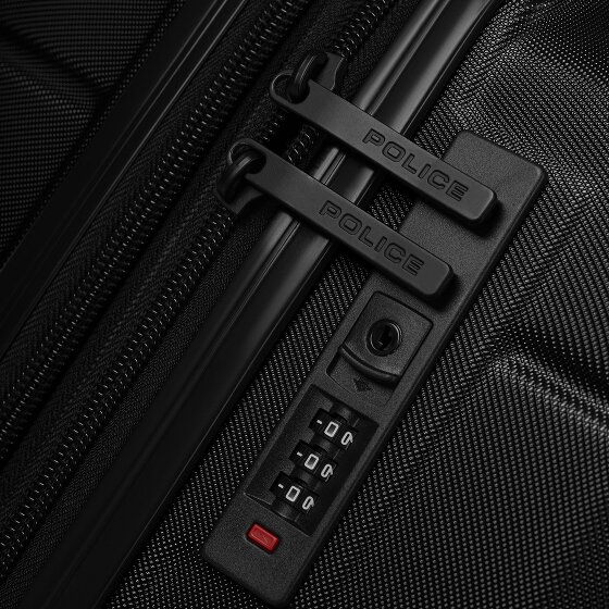 Police London 4 roulettes Trolley 64 cm avec soufflet d'extension