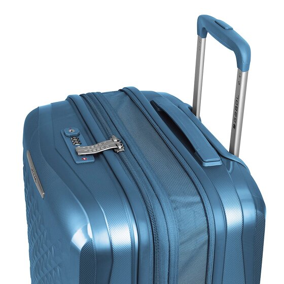 Gabol Queens 4 roulettes Set de valises 3 pièces avec soufflet d'extension