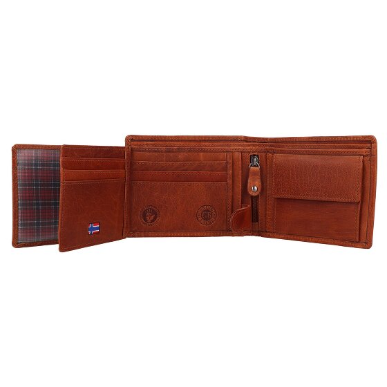 Greenburry House of Norway Porte-monnaie Protection RFID Cuir 13 cm