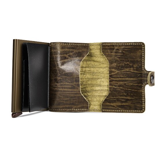 Secrid Miniwallet Étui pour cartes de crédit Protection RFID Cuir véritable 6.5 cm