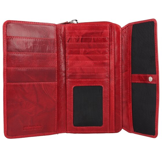 mano Donna Aurona Porte-monnaie RFID en cuir 18 cm