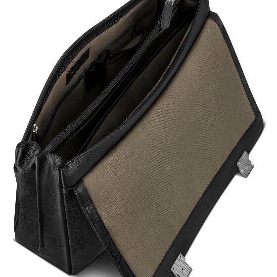 bugatti Valencia Attaché-case Cuir véritable 37 cm Compartiment ordinateur