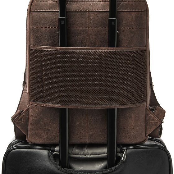 Castelijn & Beerens Carisma Daypack Protection RFID Cuir véritable 40 cm Compartiment ordinateur