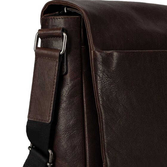 Jost Glasgow Attaché-case Protection RFID Cuir véritable 34 cm Compartiment ordinateur