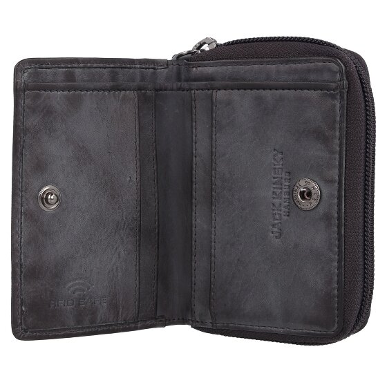 Jack Kinsky Porte-monnaie Nelson RFID cuir 11 cm