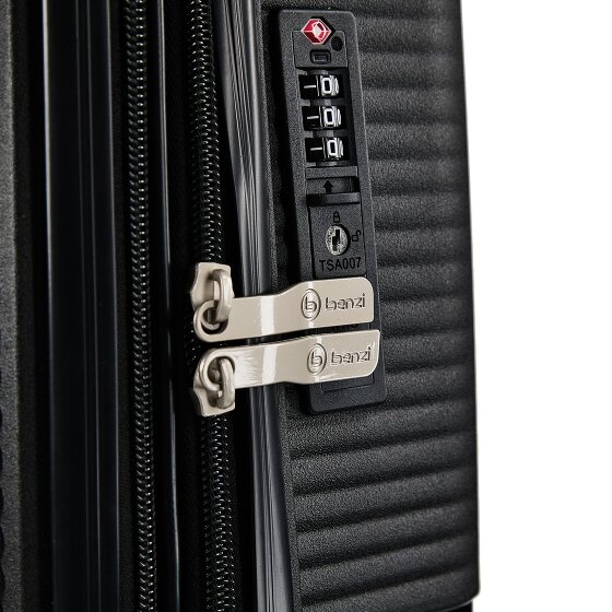 Benzi 5899 4 roues Valise cabine S 55 cm avec soufflet d'extension