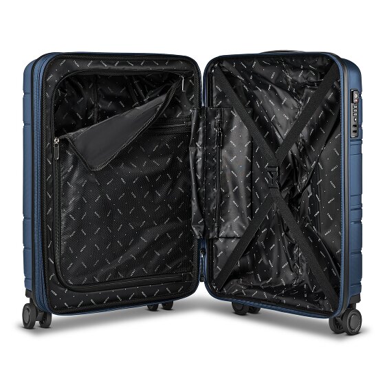 Redolz Essentials 11 4 roues Valise cabine 55 cm avec soufflet d'extension