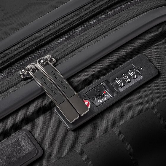 Farmhood Eco Edition 4 roulettes Trolley de cabine 55 cm avec soufflet d'extension