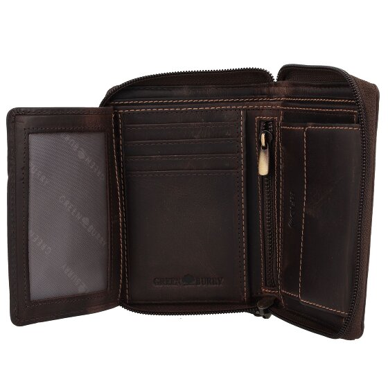Greenburry Tornado Porte-monnaie Protection RFID Cuir 10 cm
