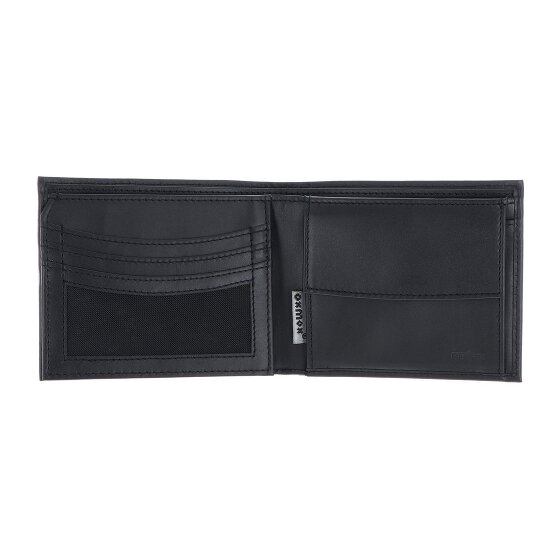oxmox Leather Porte-monnaie Protection RFID Cuir véritable 12 cm
