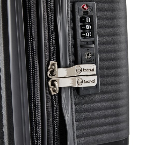 Benzi 5899 4 roues Valise cabine S 55 cm avec soufflet d'extension