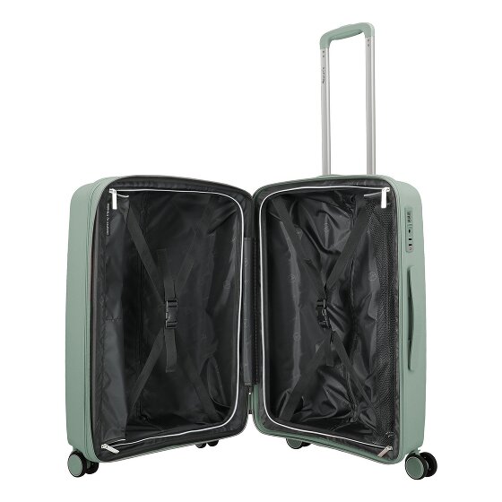 Travelite Tamaris x Travelite Voyaage 4 roulettes Trolley M 76 cm avec soufflet d'extension
