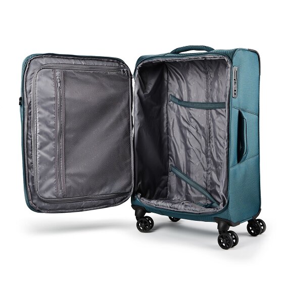 d&n Travel Line 9804 4 roues Set de valises 3 pièces avec soufflet d'extension