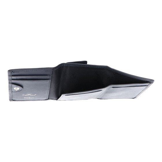 Golden Head Polo Porte-monnaie Protection RFID Cuir véritable 10 cm