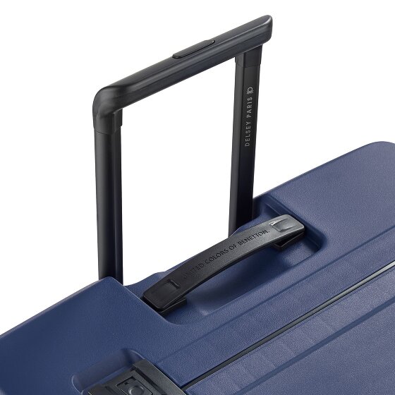 Delsey Paris x United Colors of Benetton Color Block Hardside 4-roll Trolley 76 cm