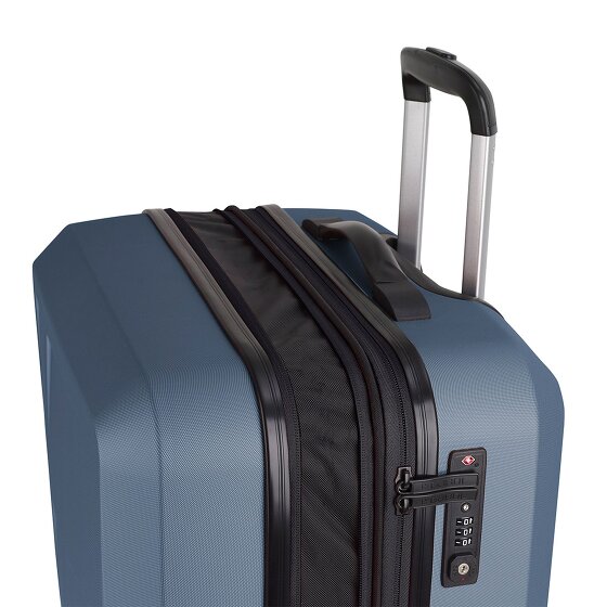 Gabol Montreal 4 roulettes Set de valises 3 pièces avec soufflet d'extension