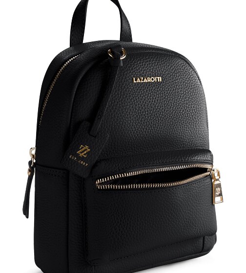 Lazarotti Bologna Leather Sac à dos de ville Cuir véritable 27 cm