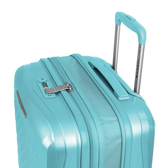 Gabol Queens 4 roulettes Trolley de cabine S 54 cm avec soufflet d'extension