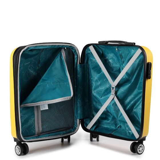 Benzi 5493 4 roulettes Trolley de cabine S 53 cm avec soufflet d'extension