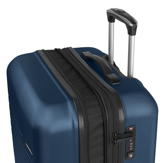 Gabol Escape 4 roulettes Set de valises 3 pièces avec soufflet d'extension