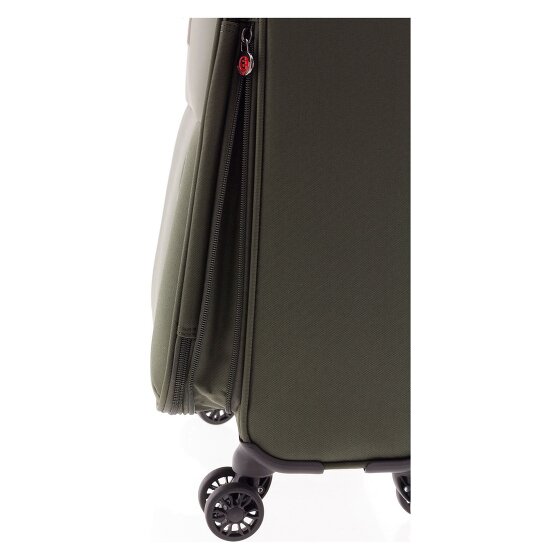 Gladiator 3700 4 roulettes Trolley de cabine 55 cm avec soufflet d'extension