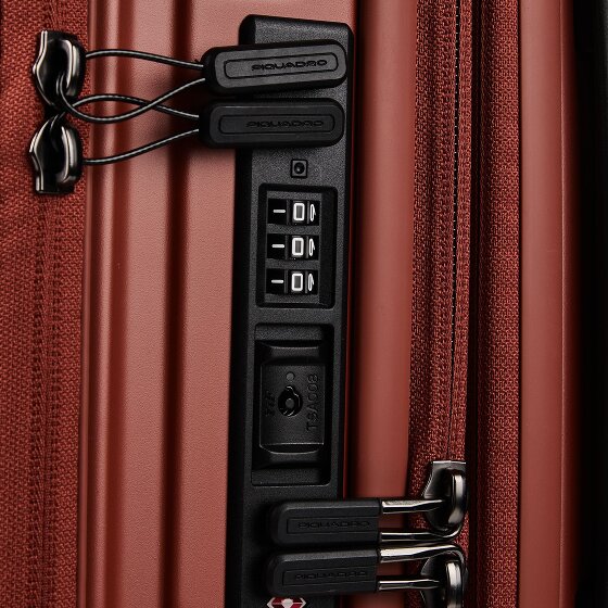 Piquadro PQ-Light 4 roues Valise cabine M 69 cm avec soufflet d'extension