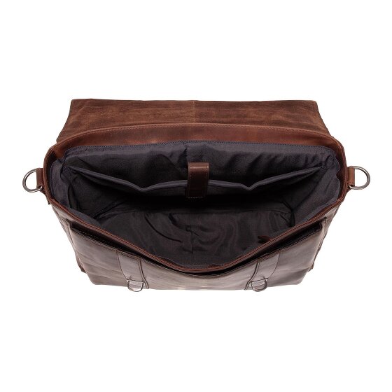 Joop! Cerratano Kreon Attaché-case Cuir véritable 40 cm Compartiment ordinateur