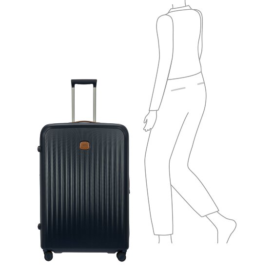 Bric's Taormina 4 roulettes Trolley L 82 cm avec soufflet d'extension