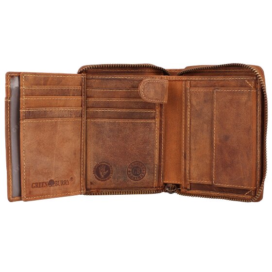 Greenburry Vintage Porte-monnaie Cuir véritable 12.5 cm