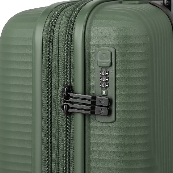 Travelite Air Stripe 4 roues Valise cabine S 55 cm avec soufflet d'extension