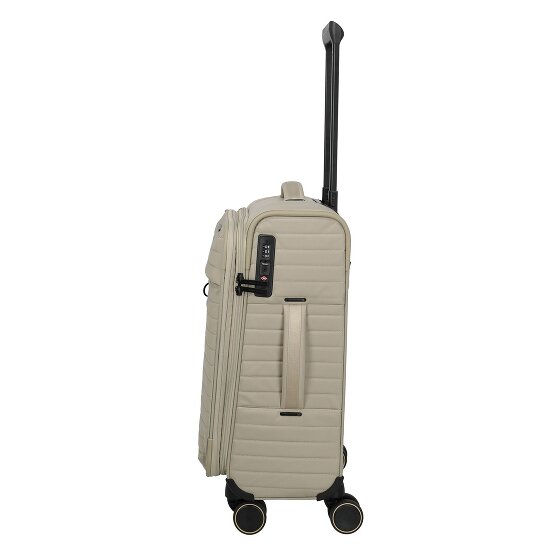 Travelite Barbara Stepp 4 roulettes Trolley de cabine S 55 cm avec soufflet d'extension
